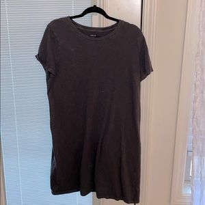 Dark Gray T Shirt Dress